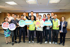 蔡筱薇、呂維胤、李宗翰、沈震東等議員也現身支持，共同號召青年朋友一起加入青年事務委員會的行列